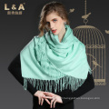 Accessoires de mode Vert clair Pashmina Wrap Lady Scarf